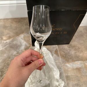 Hennessy paradis rare cognac crystal glasses set of 6